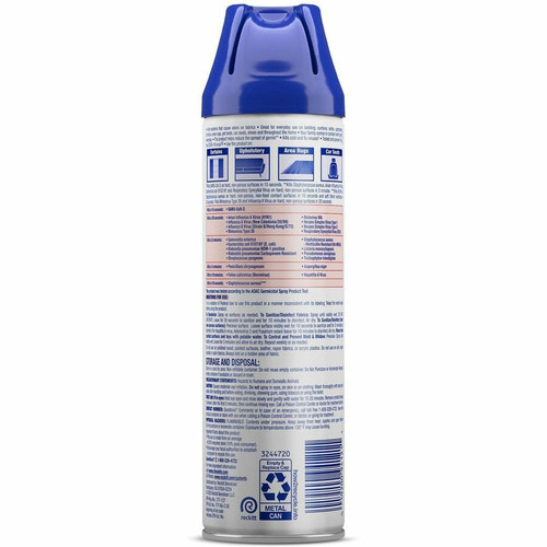 Lysol Fabric Disinfectant Spray - 15 fl oz (0.5 quart) - Lavender Fields Scent - 12 / Carton - - (RAC94121CT)