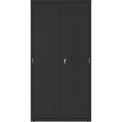 Lorell Fortress Series Janitorial Cabinet - 36" x 18" x 72" - 4 x Shelf(ves) - Hinged Door(s) - - - (LLR00018)