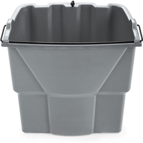 Rubbermaid Commercial WaveBrake 18 QT Dirty Water Bucket - 4.50 gal - 14" x 9.8" - Plastic - Gray - (RCP2064905)