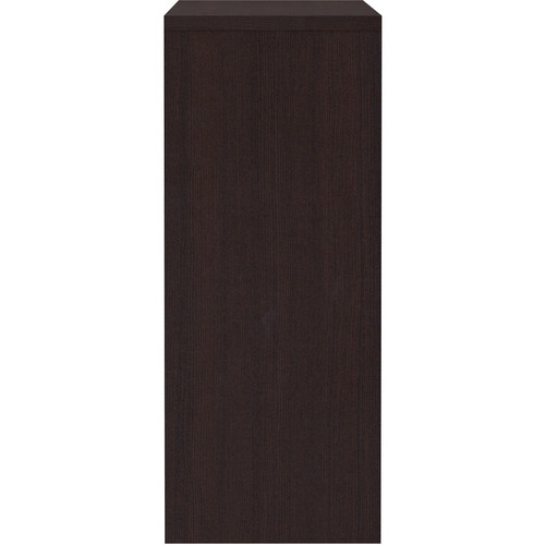 Lorell Essentials Series Stack-on Hutch with Doors - 60" x 15"36" - 4 Door(s) - Finish: Espresso (LLR18270)