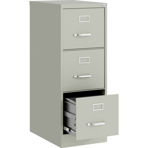 Lorell Fortress Series 22" Commercial-Grade Vertical File Cabinet - 15" x 22" x 40.2" - 3 x for - - (LLR42298)