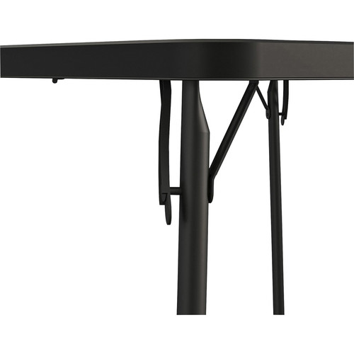 Cosco XL Fold-in-Half Card Table - Four Leg Base - 4 Legs - 200 lb Capacity x 38.50" Table Top x - (CSC14036BLK1E)