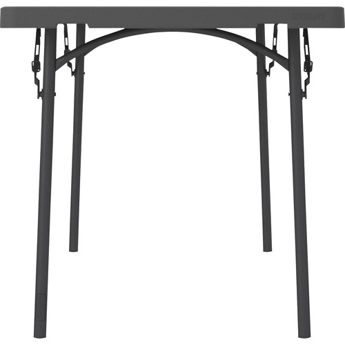 Dorel Zown Corner Blow Mold Large Folding Table - 4 Legs - 800 lb Capacity x 72" Table Top Width x (CSC60526SGY1E)
