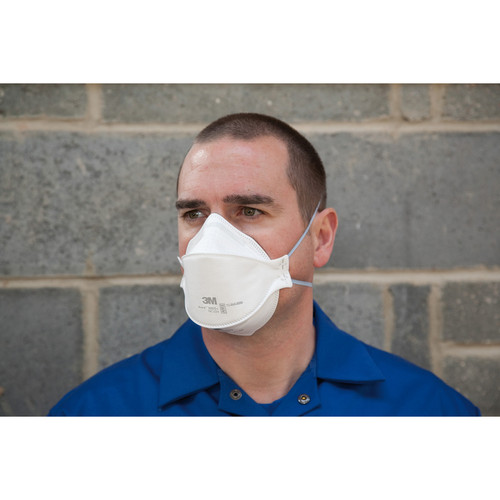 3M Aura N95 Particulate Respirator 9205 - Recommended for: Face - Adult Size - Airborne Particle, - (MMM9205P20DC)