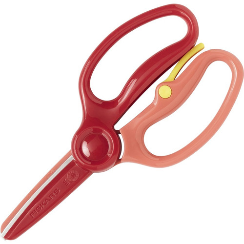 Fiskars Preschool Training Scissors - Left/Right - Metal - Blunted Tip - Bright Assorted - 72 / (FSK1949001025CT)