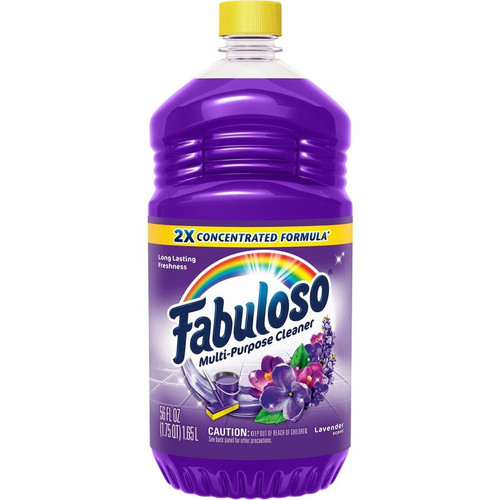 Fabuloso All-Purpose Cleaner - 56 fl oz (1.8 quart) - Lavender ScentBottle - 6 / Carton - Long Easy (CPC153041CT)