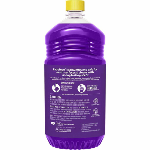 Fabuloso All-Purpose Cleaner - 56 fl oz (1.8 quart) - Lavender ScentBottle - 6 / Carton - Long Easy (CPC153041CT)