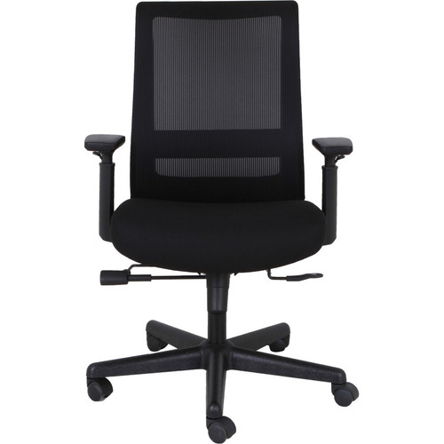 Lorell Mesh High-back Executive Chair - High Back - 5-star Base - Black - Armrest - 1 Each (LLR42175)