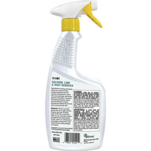 CLR Pro Calcium, Lime & Rust Remover - 32 fl oz (1 quart) - 1 Bottle - Fast Acting, Anti-septic, - (JELFMCLR326PRO)