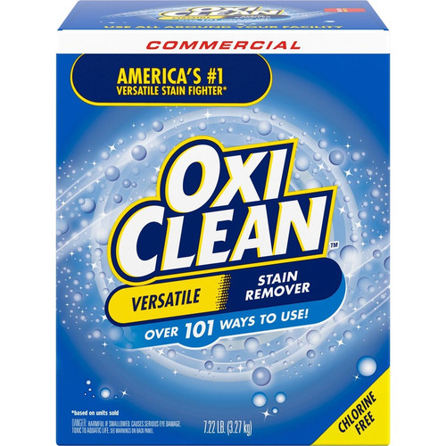 OxiClean Stain Remover Powder - 115.52 oz (7.22 lb) - 4 / Carton - Chlorine-free, Color Safe - Blue (CDC00069CT)