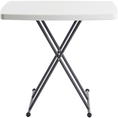 Iceberg IndestrucTable TOO 1200 Series Adjustable Personal Folding Table - Rectangle Top - 25 lb - (ICE65490)