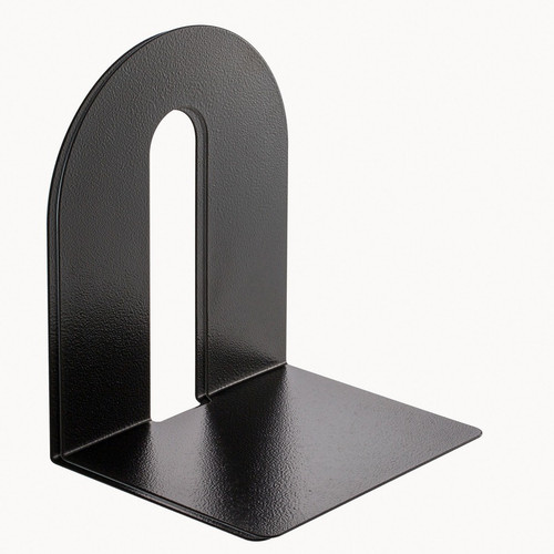 Officemate Heavy-Duty Bookends - 10" Height, Desktop - Non-skid Base, Chip Resistant, Non-slip, - - (OIC93142)