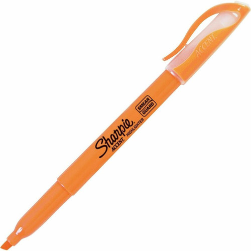 Sharpie Highlighter - Pocket - Chisel Marker Point Style - Fluorescent Orange - 12 / Dozen (SAN27006)