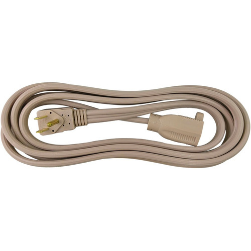 Compucessory Heavy Duty Indoor Extension Cord - 14 Gauge - 125 V AC / 15 A - Beige - 9 ft Cord - 1 (CCS25146)