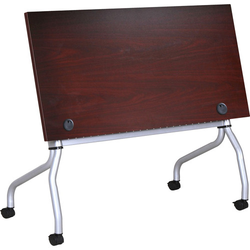 Lorell Flip Top Training Table - Rectangle Top - Four Leg Base - 4 Legs x 23.60" Table Top Width x (LLR60722)