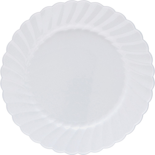 Classicware 6" Heavyweight Plates - Picnic, Party - Disposable - 6" Diameter - White - Plastic Body (WNARSCW61512W)