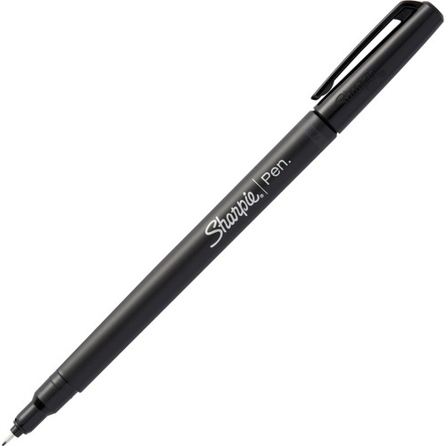 Sharpie Fine Point Pen - Fine Pen Point - Black - 6 / Box (SAN1742659BX)