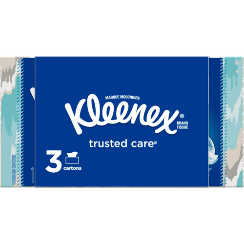 Kleenex Trusted Care Facial Tissues - 2 Ply - 8.20" x 8.40" - White - 144 Per Box - 12 / Carton (KCC50219CT)