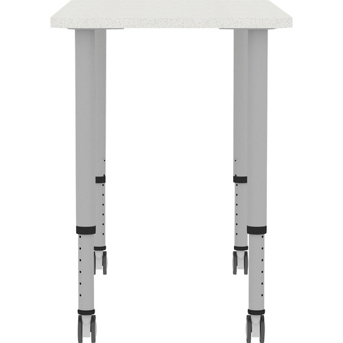 Lorell Attune Height-adjustable Multipurpose Rectangular Table - Rectangle Top - Adjustable Height (LLR69581)