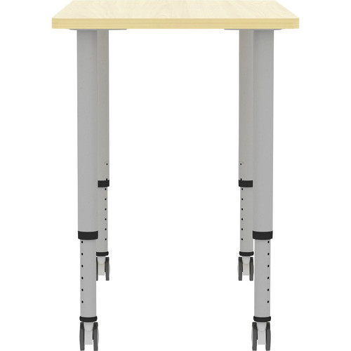 Lorell Attune Height-adjustable Multipurpose Rectangular Table - Rectangle Top - Adjustable Height (LLR69582)