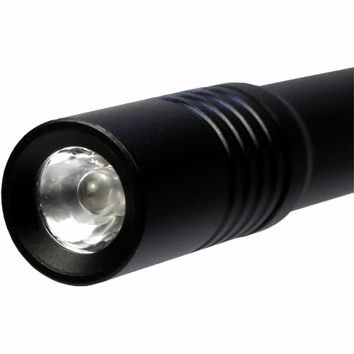 Police Security Ultraviolet Inspection Light - LED - 2 x AAA - Battery - Aluminum - Black - 1 Each (BOS98343)