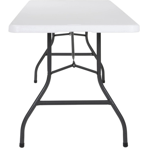 Cosco Fold-in-Half Blow Molded Table - Rectangle Top - Four Leg Base - 4 Legs - 300 lb Capacity x x (CSC14778WSL1X)