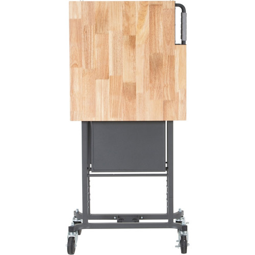 Cosco SmartFold Butcher Block Portable Workbench - 400 lb Capacity - 52" Table Top Width x 34.80" - (CSC66765DKG1E)
