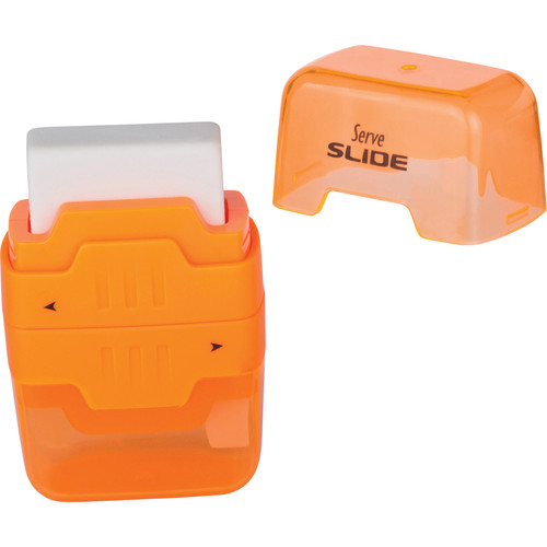 Serve Slide Eraser & Sharpener - Plastic - Multicolor - 1 Each (SRVSLIDE9KTKR)