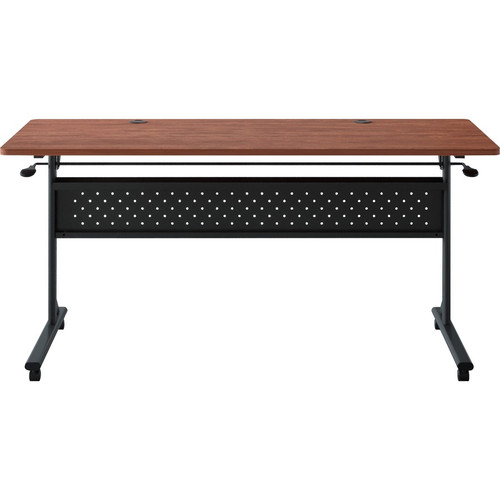 Lorell Shift 2.0 Flip and Nesting Mobile Table - Laminated Rectangle Top - 60" Table Top Length x x (LLR60762)