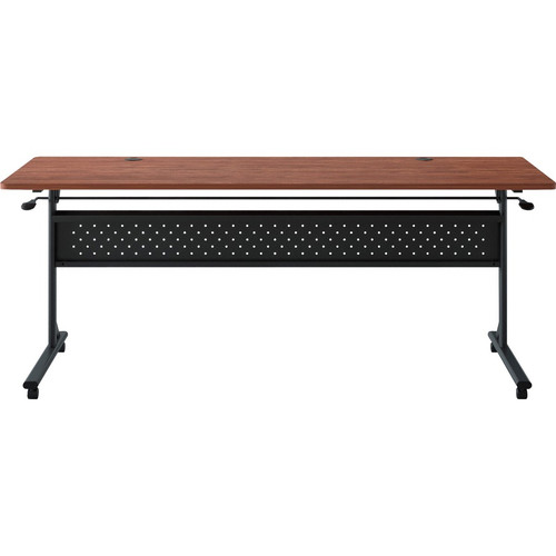 Lorell Shift 2.0 Flip and Nesting Mobile Table - Laminated Rectangle Top - 72" Table Top Length x x (LLR60763)