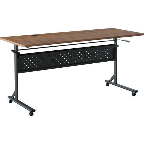 Lorell Shift 2.0 Flip and Nesting Mobile Table - Laminated Rectangle Top - 60" Table Top Length x x (LLR60764)