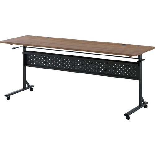 Lorell Shift 2.0 Flip and Nesting Mobile Table - Laminated Rectangle Top - 72" Table Top Length x x (LLR60765)