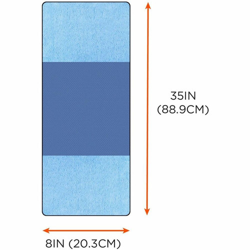 Ergodyne 6604 Multipurpose Cooling Towel - Blue - Polyvinyl Alcohol (PVA), MicroFiber - 1 Each (EGO12490)