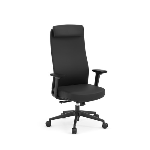 Windsor Hi Back Task Chair Black Vinyl/Back Frame,1E28336BBLK,MOS1E28336BBLK Windsor Hi Back Task Chair Black Vinyl/Back Frame,1E28336BBLK,MOS1E28336BBLK