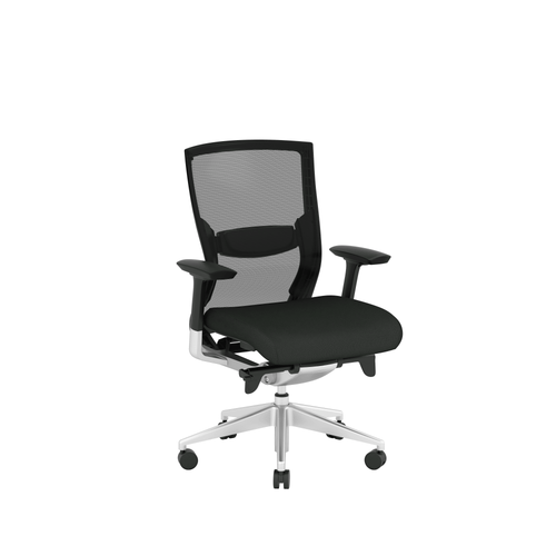 MOS1E373702MAFBK,1E373702MAFBK,Slone Mid Back Executive Chair Black Mesh Back / Black Fabric Seat


