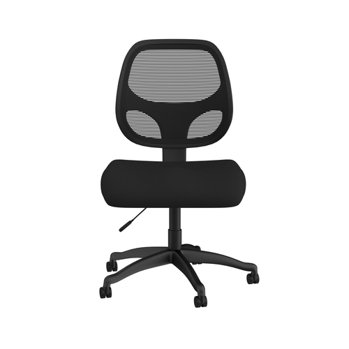 Miles Commercial Grade Task Chair with Black Mesh Back / Black Fabric Seat - 19"W x 25.5"D x 35-40"H (MOS2T01605BLK) Miles Commercial Grade Task Chair with Black Mesh Back / Black Fabric Seat - 19"W x 25.5"D x 35-40"H (MOS2T01605BLK)