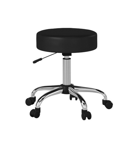 Racer Medical Stool Black Vinyl Seat Chrome Base,MOS2S01240BLK,2S01240BLK Racer Medical Stool Black Vinyl Seat Chrome Base,MOS2S01240BLK,2S01240BLK