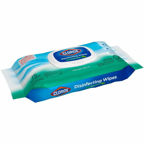 Clorox Bleach-free Disinfecting Cleaning Wipes - Fresh Scent - 75 / Flex Pack - 600 / Pallet - - (CLO31430PL)