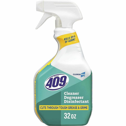 CloroxPro Formula 409 Cleaner Degreaser Disinfectant - 32 fl oz (1 quart) - 216 / Bundle - - (CLO35306BD)