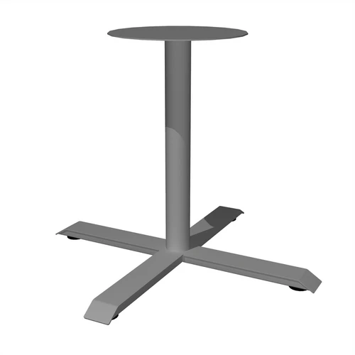 36" W Standard Height Table Base / X-Base Cast Metal Black (MOSWSXB3628)