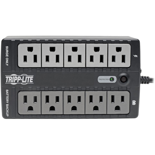 Tripp Lite by Eaton 550VA 300W Standby UPS - 10 NEMA 5-15R Outlets, 120V, 50/60 Hz, USB, 5-15P - - (TRPINTERNET550U)