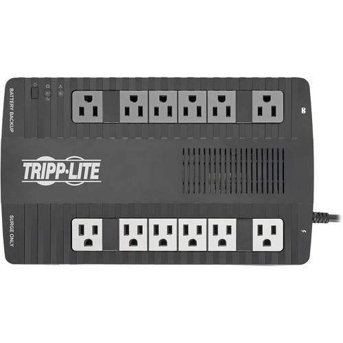 Tripp Lite by Eaton 750VA 450W Line-Interactive UPS - 12 NEMA 5-15R Outlets, AVR, 120V, 50/60 Hz, - (TRPAVR750U)
