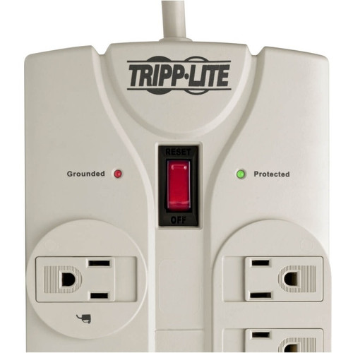 Tripp Lite by Eaton Protect It! 8-Outlet Surge Protector, 25 ft. Cord with Right-Angle Plug, 1440 - (TRPTLP825)