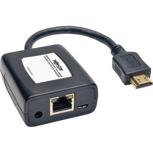 Tripp Lite by Eaton DisplayPort to HDMI over Cat5/6 Active Extender Kit, Pigtail for Video/Audio, - (TRPB1501A1HDMI)