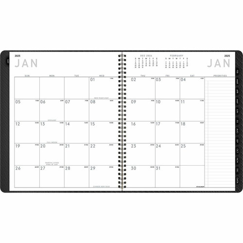 At-A-Glance Contemporary Planner - Large Size - Julian Dates - Monthly - 1 Year - January 2025 - - (AAG70260X45)