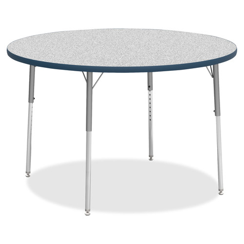 Lorell Classroom Activity Tabletop - For - Table TopGray Nebula Round, High Pressure Laminate (HPL) (LLR99922)