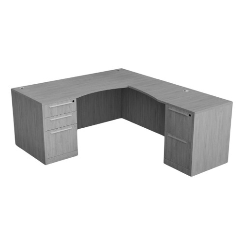 Ryker Double Pedestal L" Desk Ryker Double Pedestal L" Desk