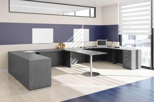 Double Workstation U-Shaped Desks 180"W x 90"D, MOSWSXC1049 Double Workstation U-Shaped Desks 180"W x 90"D, MOSWSXC1049