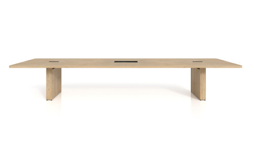 Groupe Lacasse Rectangular Conference Table with Power Modules (MOSGL-QM11)