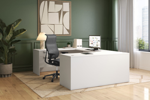 Classic U-Desk with Hanging Peds (MOSWSXC1086)